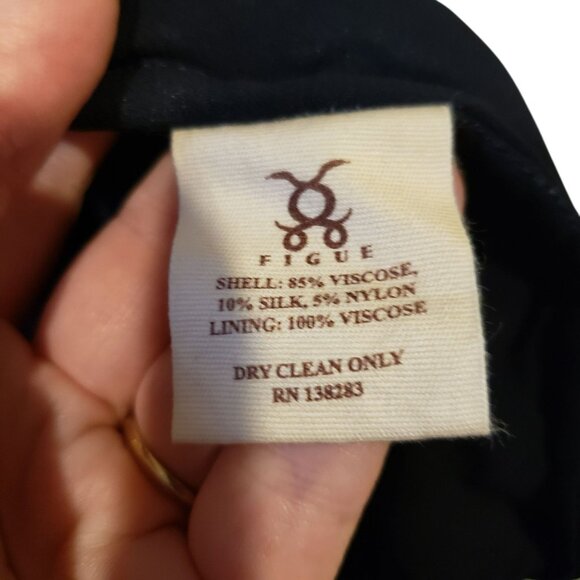 Figue Blue Boho Velvet Burnout Mini Dress - Picture 9 of 11